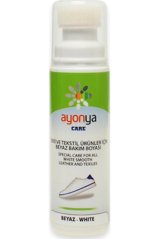 Ayonya 6570 75 Deri Ve Tekstil Beyaz Spor Ayakkabı Boyası Beyaz