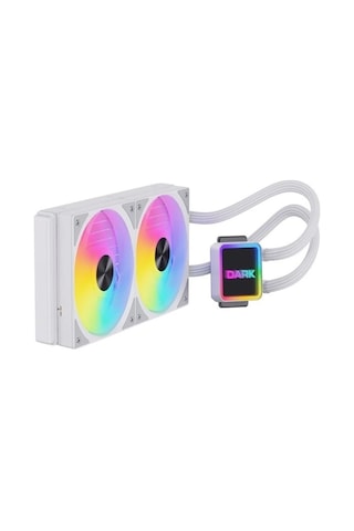 Dark 240mm Freezer W247w Dkccw247w Rgb Sıvı Soğutmalı Am5-1700p İşlemci Fanı Beyaz