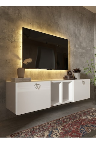 Resital Tv Ünitesi S1240-1 Beyaz Beyaz