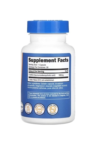 Nutricost Tudca 500 Mg 30 Kapsül
