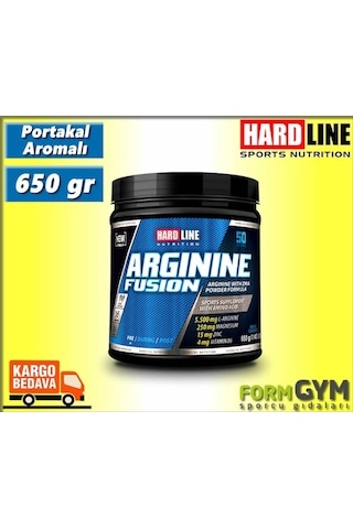 Hardline Arginine Fusion 650 Gram Portakal Arjinin Zma