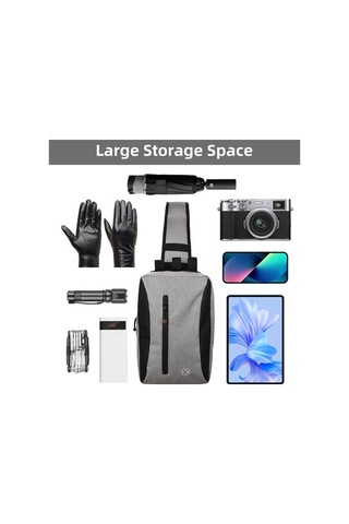 Artfulabode Sırt Gri Geniş Dönüşebilen Bisiklet Çantası - Dağ Gezisi Depolama Amaçlı Gri