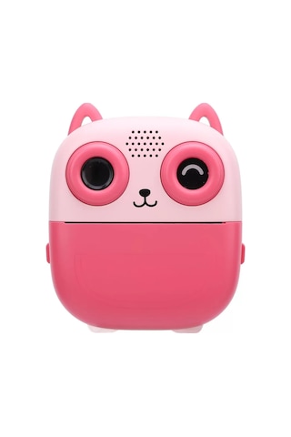 Çocuklar İçin Baskılı Mini Kamera 6 Kalem 5 Kağıt Rulosu Hediyeli Eğlenceli Fotoğraf Makinesi Standart