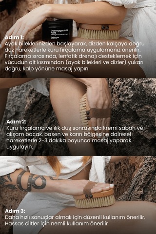 Cosmogenesis Labs Selülit Karşıtı ve Cilt Sıkılaştırıcı Temel Bakım Seti Vegan