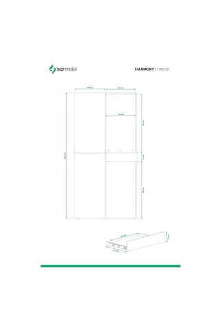 Çamaşır Makinası Dolabı Kurutma Makinası Dolabı 2 Kapaklı 190x67x67 Beyaz