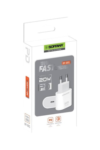 20w Pd Şarj Başlığı Adaptör Hızlı Şarj Cihazı