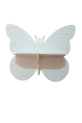 Ahşap Boyalı Mdf Dekoratif Duvar Rafı - Terek