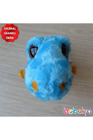 Yoohoo Lisanslı Peluş Dinozor T-rex Peluş 20cm Mavi Dinazor Peluş