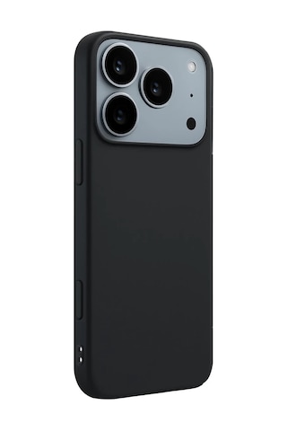 Hmngoakkllby Apple Apple iPhone Uyumlu 17 Pro/18 Pro First Silikon - Siyah Akllhmng standart