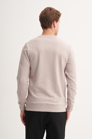 Cazador 54185 Erkek Bisiklet Yaka Sweatshirt Gri