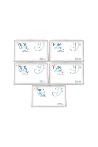 Puremed Yetişkin Bezi Bel Bantlı Tekstil Yüzey M - Orta 150 Adet