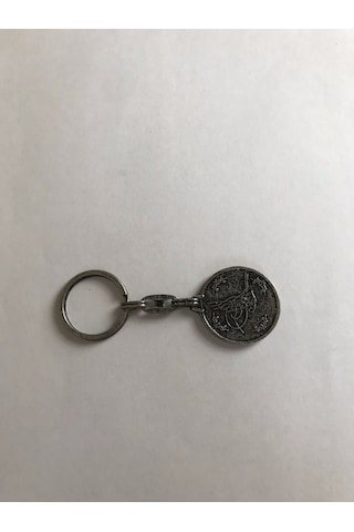 Bd Tekstil Osmanlı Tuğrası Ottoman Gümüş Renkli Anahtarlık