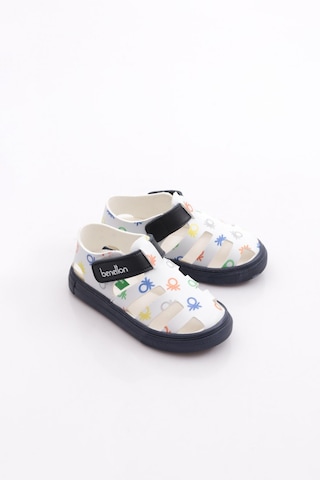 Benetton Bn-1400 Çocuk Sandalet Lacivert Monogram