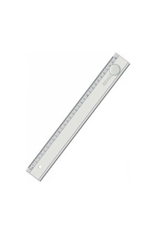 Ark Mercekli Geniş Büro Cetveli 30 cm 179 Şeffaf