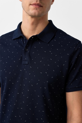 Süvari Lacivert Regular Baskılı Polo Yaka Tişört