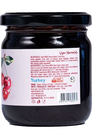 Atiye Laçin Vişne Marmelatı 220 G