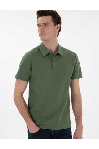 Pierre Cardin Erkek Haki Tişört 50307581-vr027 Haki