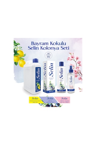 Selin Kolonya Bayram Kokulu Set