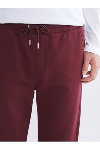 Lcwaıkıkı Classic Bordo Rahat Kalıp Erkek Kalın Jogger Eşofman Altı