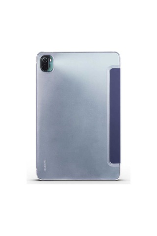 Mi Pad 5 Smart Cover Standlı 1-1 Kılıf - Siyah Siyah Siyah