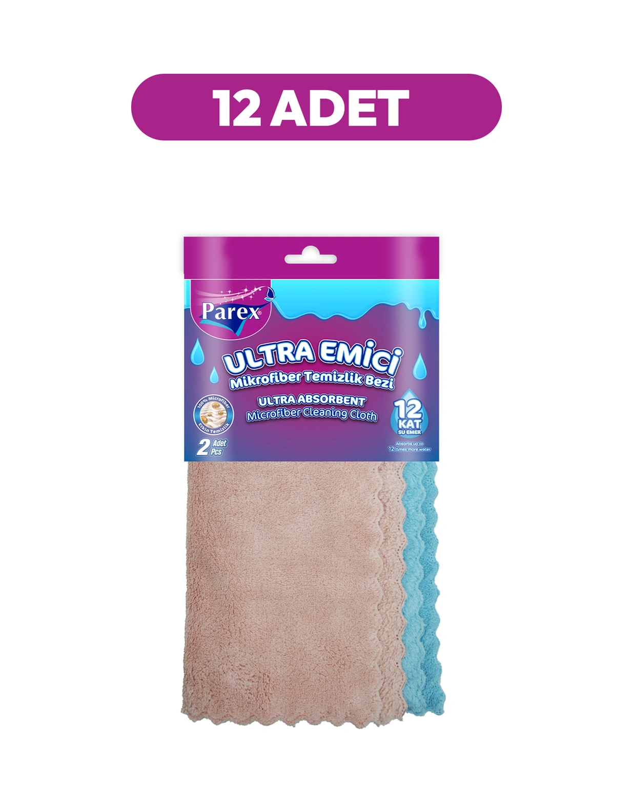 Ultra Emici 2 Li Mikrofiber Bez Onikili Paket Diğer
