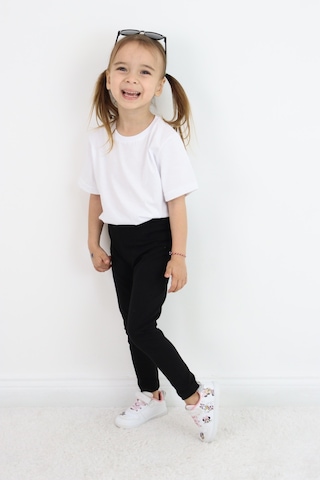 Miababy Basic Kız Çocuk Tayt %100 Pamuk 6 Ay 5 Yaş SiYAH
