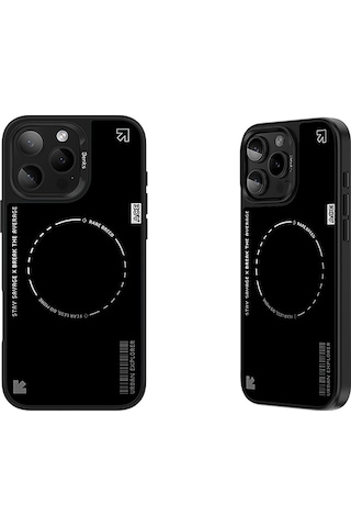 Apple iPhone 16 Pro Max Uyumlu Kılıf Magsafe Özellikli Benks Dynamic Basis Kapak Siyah