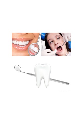 Samdoo Stainless Steel Diş Bakımı Aleti - 45 Derece Tasarım, Kaymazsız Kolu İle Ağız İçini Net Görüntüle, Profesyonel Ve Kişisel Kullanım