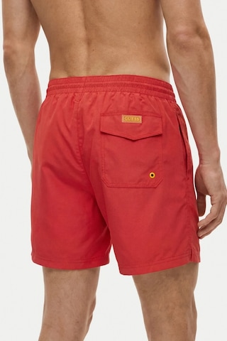 Guess New Basic Orta Boy Erkek Kırmızı Mayo F6gt24wg282-g597