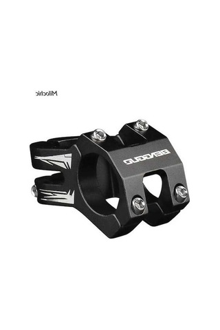 Novahub Yüksek Dayanımlı 6061 Alüminyum Bisiklet Gövdesi, 31.8mm Tutma Çapı, Siyah/kırmızı/mavi, Hafif Paslanmaz Tasarım Siyah Siyah