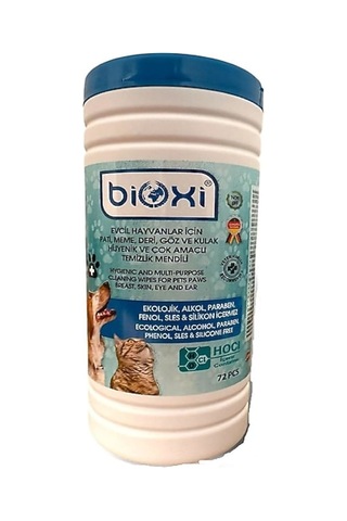 Bioxi Evcil Hayvan Temizlik Mendili 72 Li