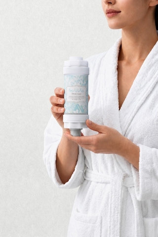 White Musk C Vitaminli Aromatik Duş Filtresi - Saç Dökülme Karşıtı, Cilt Besleyici Klor Ve Kireç Arıtıcı Duş Filtresi 150gr Saydam