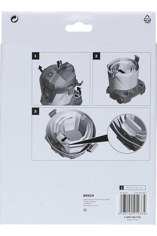 Bosch Uyumlu Professional Accessories Toz Torbası, Gri, 5 Adet