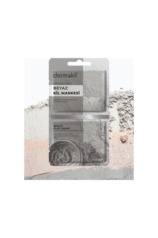 Dermokil Beyazlatıcı Etkili Beyaz Kil Maskesi 15 ML