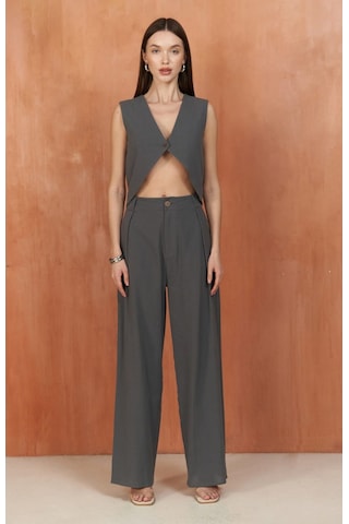 Mai Collection Mai Studios Co. Montana Antrasit Yelek Pantolon Takım Antrasit