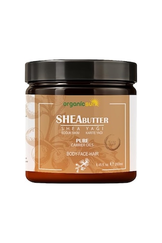 Shea Yağı 250 Ml %100 Ham, Soğuk Pres, Rafine Edilmemiş, Shea Butter Karite Kuru Cilt, Saç, Dudak, Topuk Bakımı