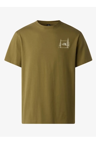 The North Face Nf0a8gqm-2el Camping Relaxed Short Sleeve Tee Erkek T-shirt Yeşil