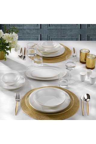 Schafer Chance Gold Yemek Takımı 56 Parça-gold