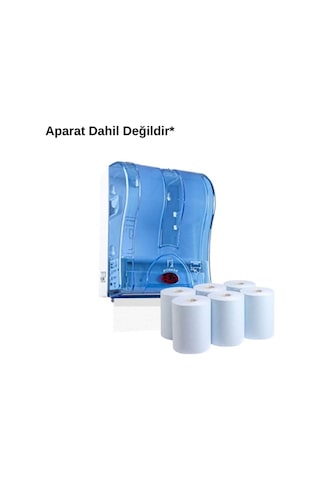 Wanda Soft İçten Çekmeli Kağıt Havlu 4 Kg 2 Katlı 6 Lı Ekonomik Paket 62m Rulo