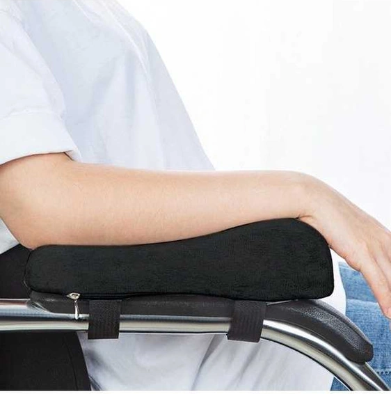 Fastbuy Siyah Bilgisayar İçin 2 Adet Evrensel Kol Koruyucu Kapak, Yeniden Kullanılabilir Kol Dayama Minderi Sandalye Kaplamas Siyah