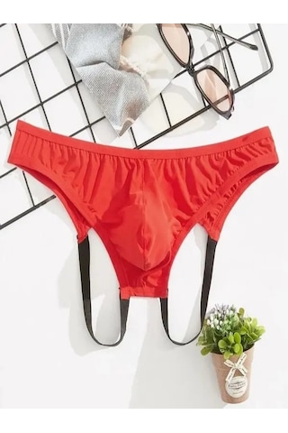 Erkek Lastikli İç Çamaşırı Kırmızı