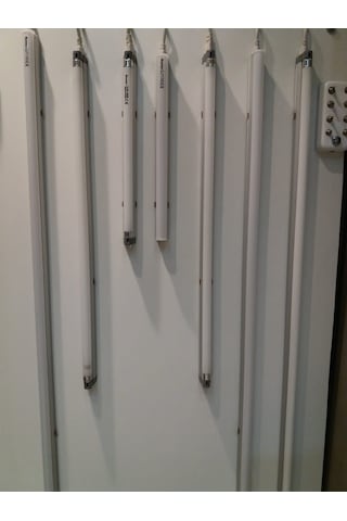 T5 Bant Armatür 1X28W Elektronik Balastlı Antrasit