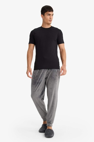 Defacto Slim Fit Dar Kesim Bisiklet Yaka Üst D3515ax25wnbk81 Siyah