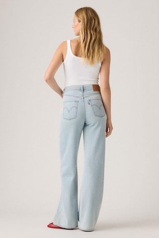 Ribcage Wide Leg Tr Of Course Stone Kadın Jean-12986 Mavi