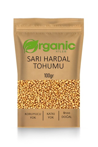Sarı Hardal Tohumu 100gr. Elenmiş & Katkısız Taze Mahsül