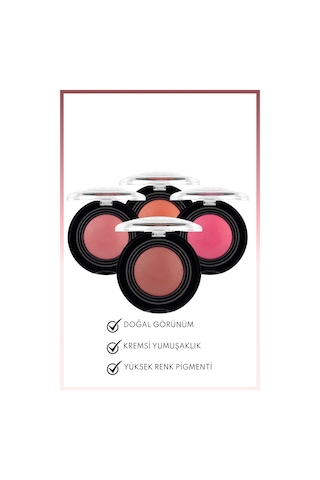 Note Cosmetics Bouncy Blush Yumuşak Kremsi Allık - 04 Sunkiss 04