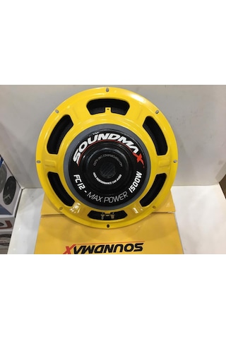 Soundmax Sx-fc12 30 Cm 1500 Watt Kabinli Subwoofer Bas