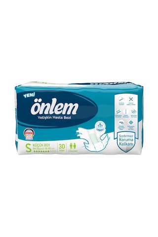 Önlem Hasta Bezi Bel Bantlı Tekstil Yüzey Small Küçük 60 Adet