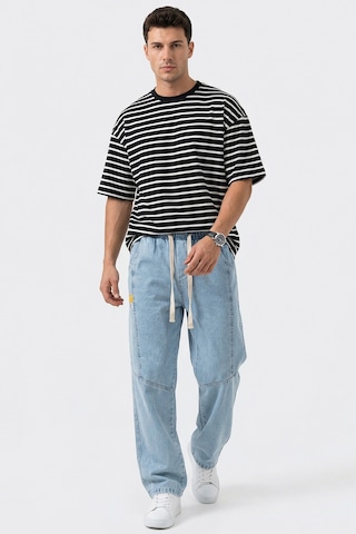 Bigdart Erkek Rahat Kesim Baggy Jean Pantolon 30074 - Mavi