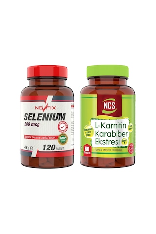 Ncs Selenium 200 Mcg 120 Tablet + L-karnitine 60 Tablet